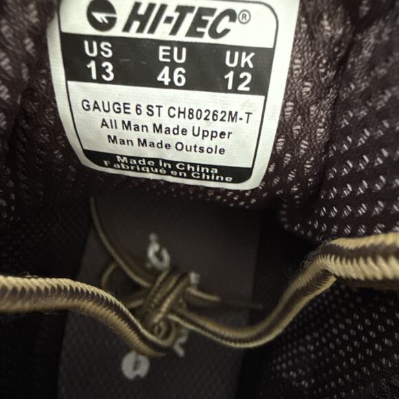 HI-TEC X-T Work Boots Men's 13 Steel Toe Cap Protection Waterproof Shoes NEW - Picture 7 of 11